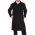 Alpine Swiss Mens Zach Knee Length Jacket Top Coat Trench Wool Blend Overcoat